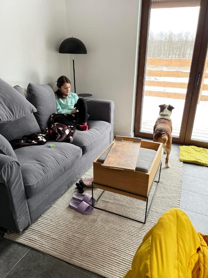 Zielona Chatka Nad Sapina Pozezdrze Bagian luar foto
