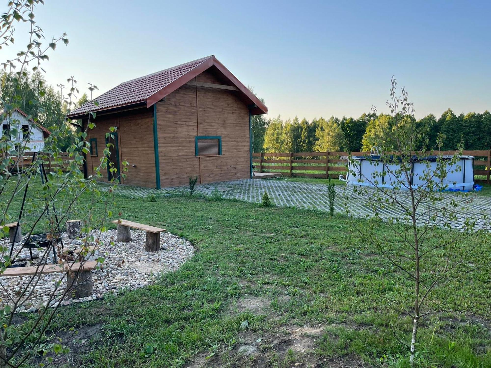 Zielona Chatka Nad Sapina Pozezdrze Bagian luar foto