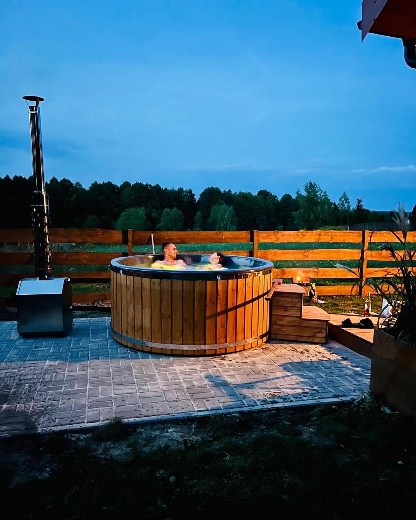 Zielona Chatka Nad Sapina Pozezdrze Bagian luar foto
